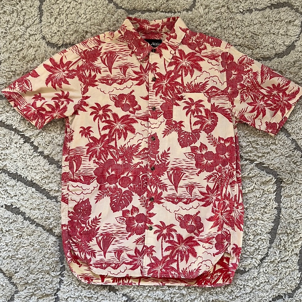 Hobie by Hurley Hawaiian Shirt Button Down Brand New! Size Large